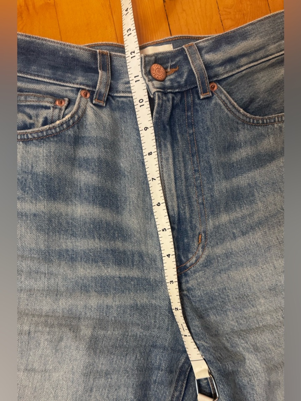 Doen Laurent Jeans in Faded Blue Wash - Picture 11 of 12